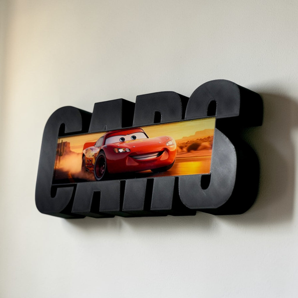 Cars Movie Table Top Display Desk And home Decor for Cartoon Fans