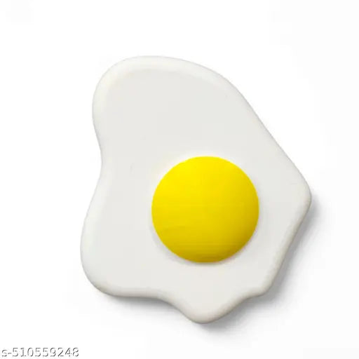 3D half fry egg fridge magnet