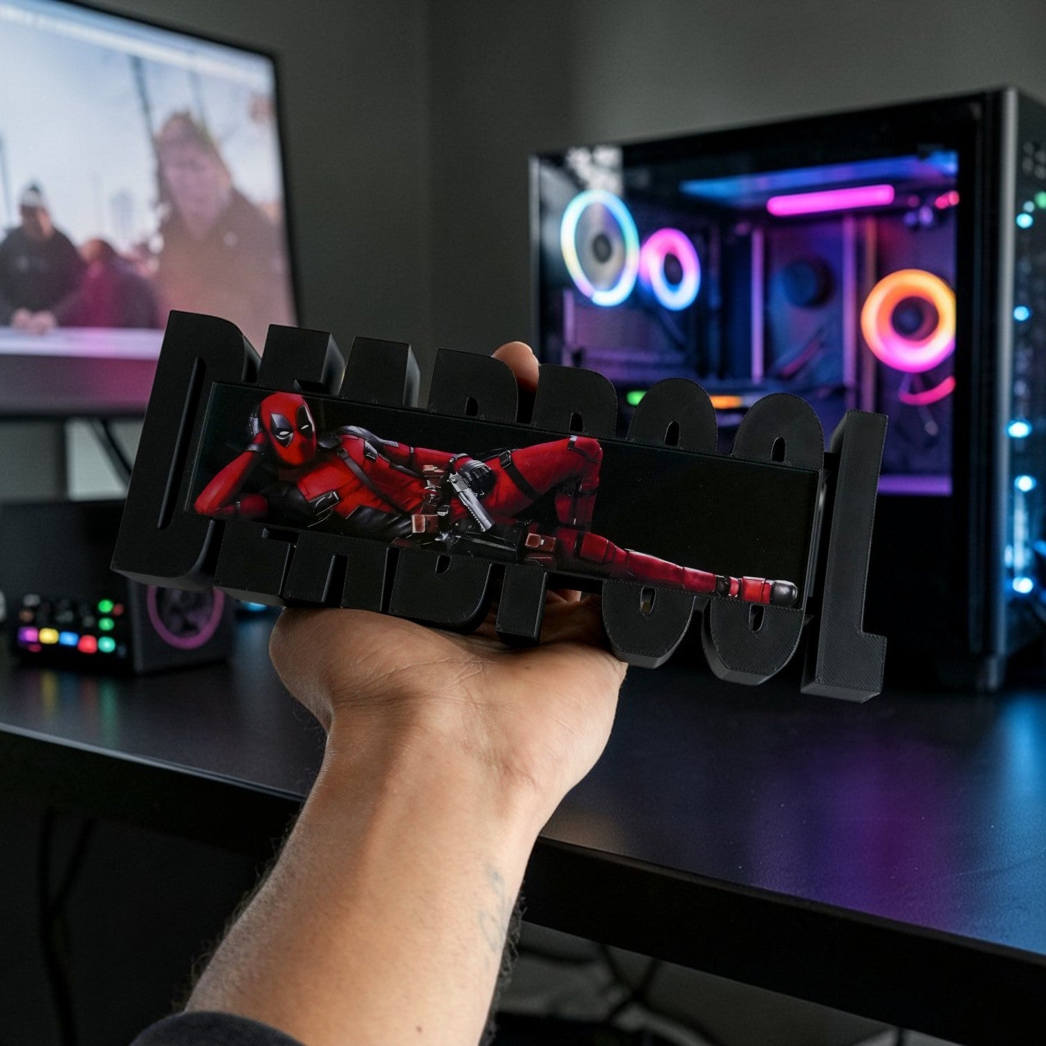 Deadpool Attitude Tabletop Superhero Desk And Home Decor And Collectibles