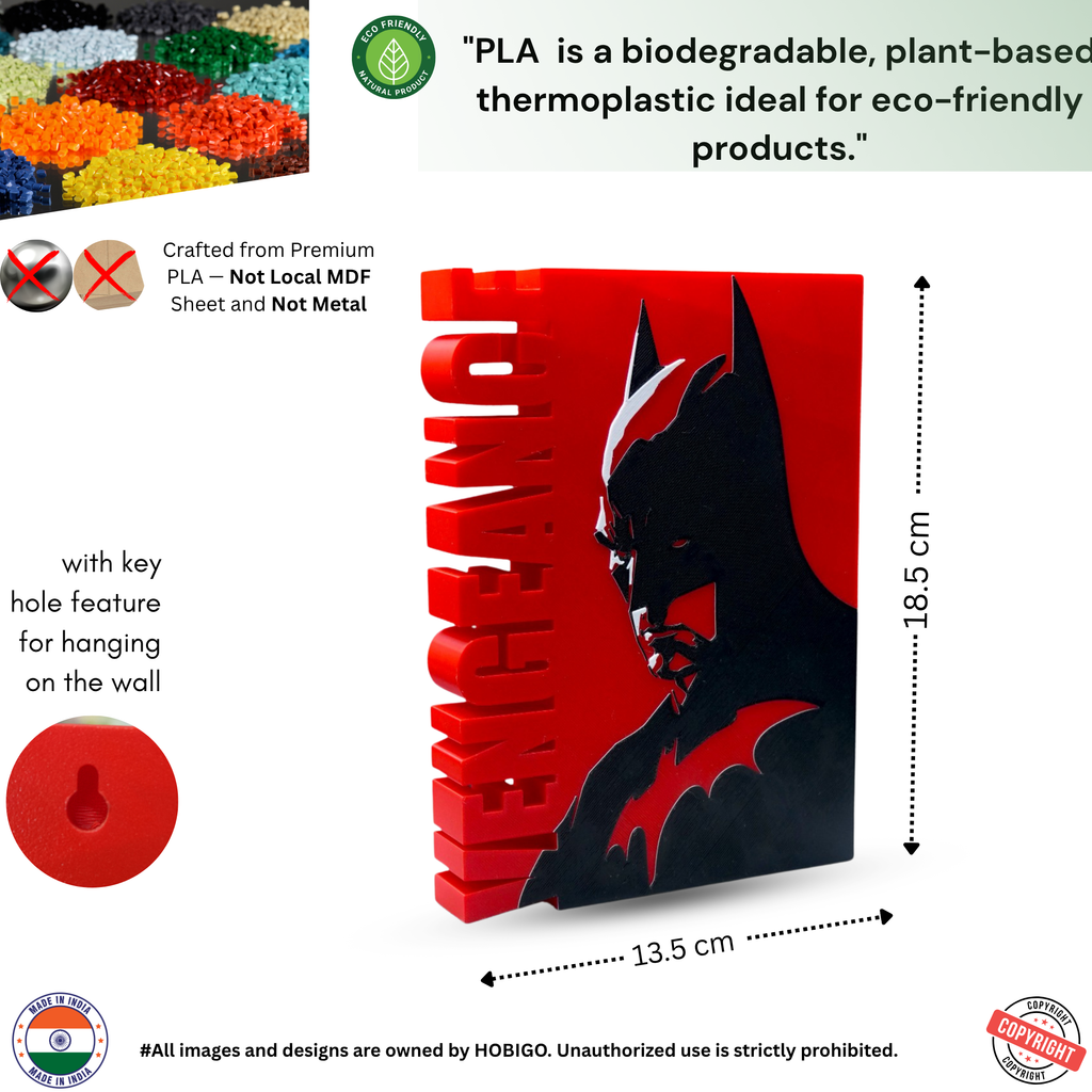 The Betman Dark Knight Inspired 3D Tabletop for Gaming and Desk Setups
