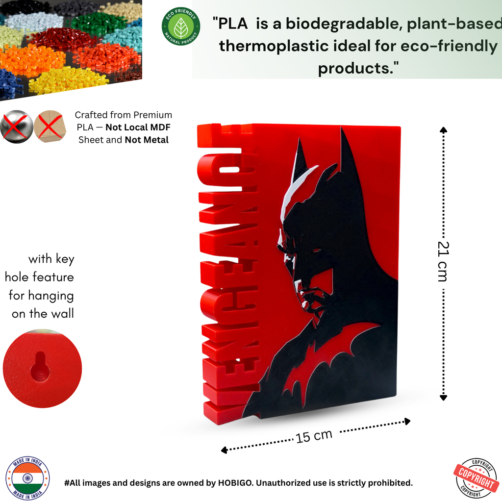 The Betman Dark Knight Inspired 3D Tabletop for Gaming and Desk Setups