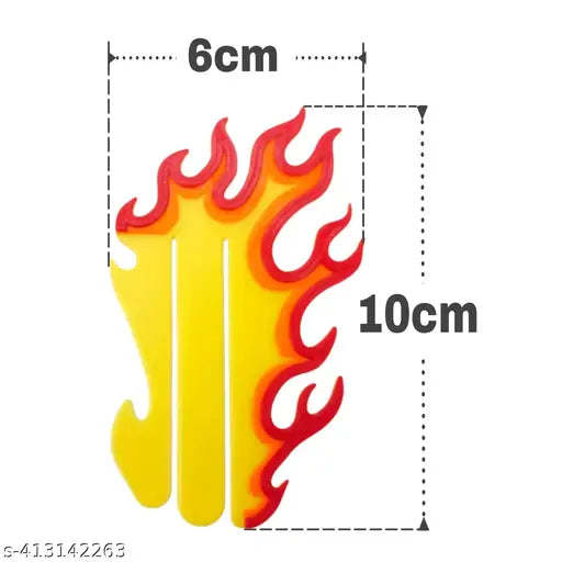 Plastic Fire Theme 3D Bookmark