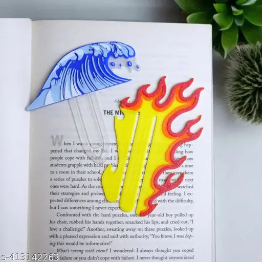Plastic Fire Theme 3D Bookmark