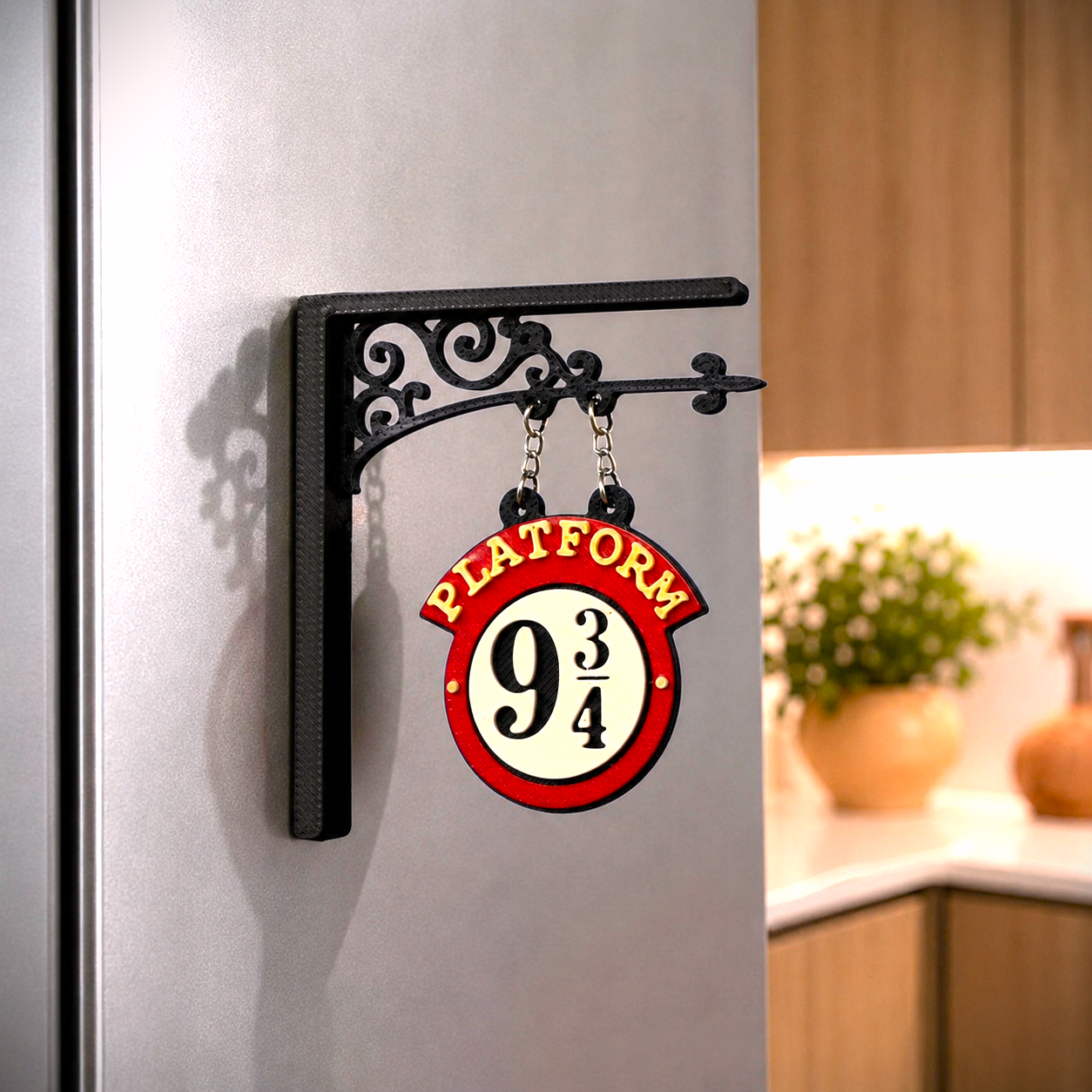 Vintage Magic Station Fridge Magnet for Kitchen Decoration
