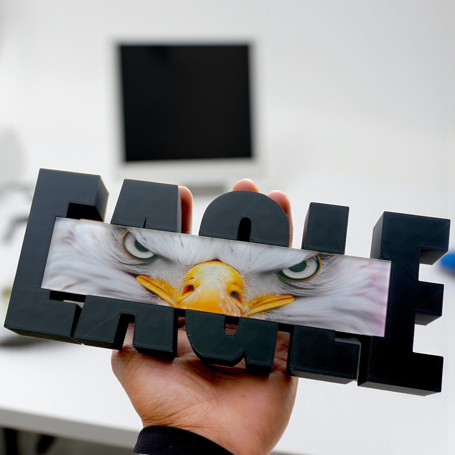Eagle Table Top Display – 3D Printed Desk Decor for Office & Home