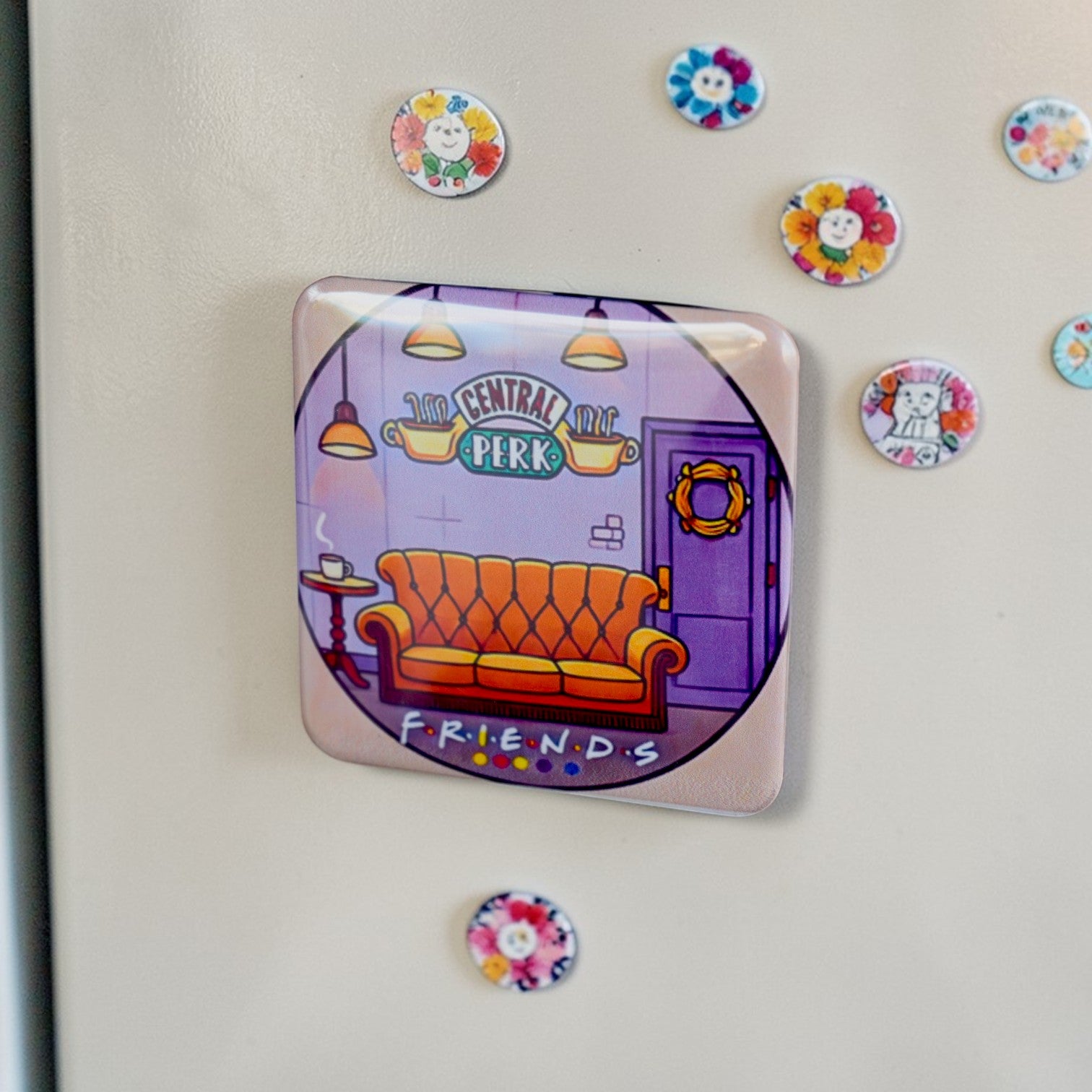The Cozy Couch & “I’ll Be There” Magnet Combo – Comfort Vibes for Your Everyday Space