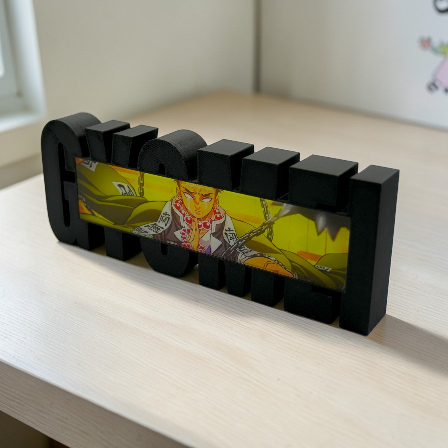 Gyomei Stone Hashira Tabletop – Demon Slayer Anime Desk And Home Decor Collectible