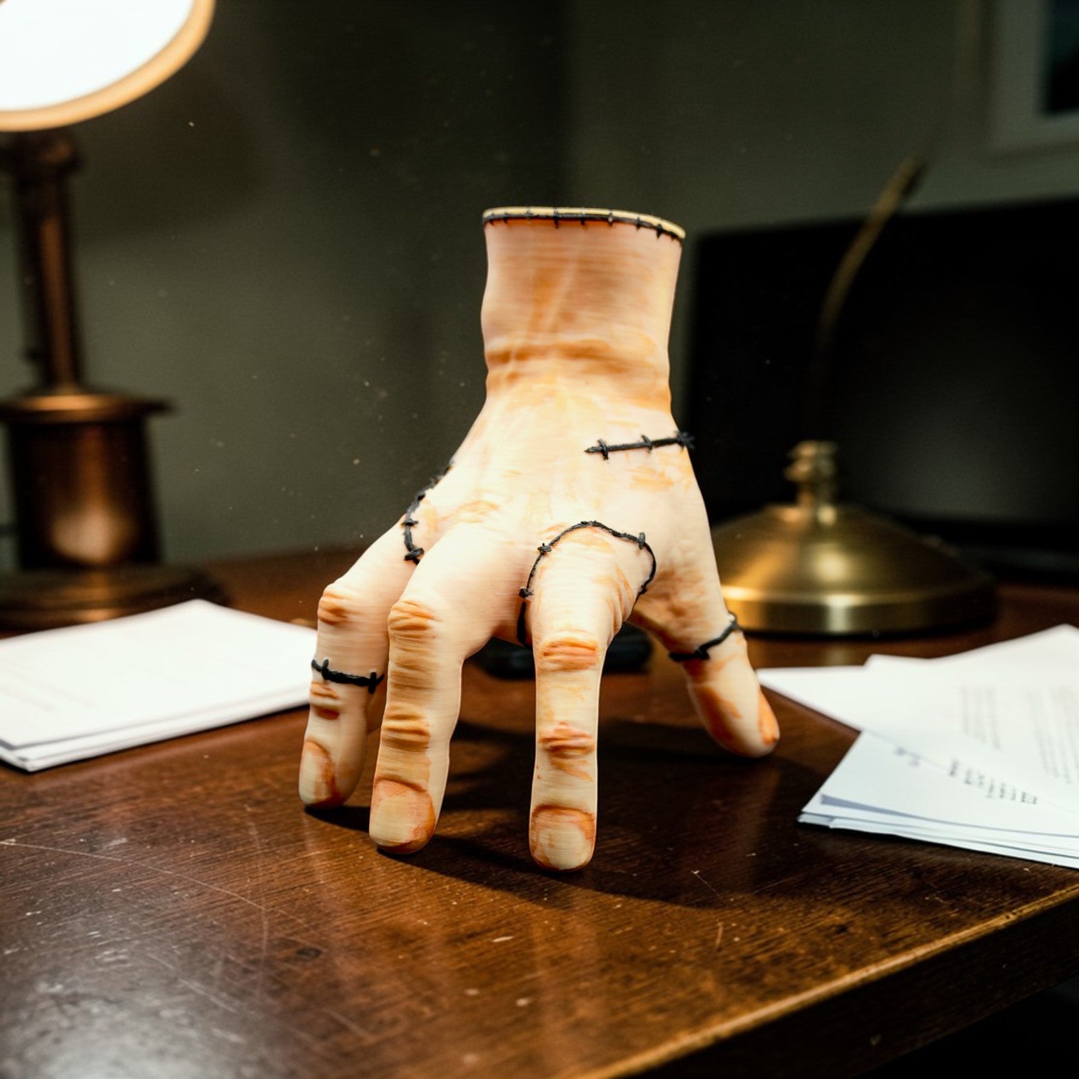 Cursed Hand Pen Holder – Horror Aesthetic Desk Organizer