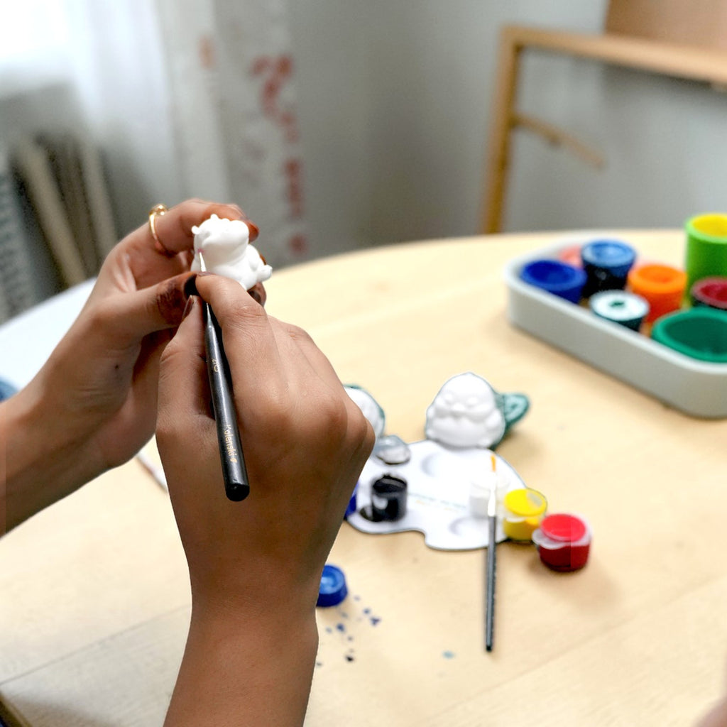 DIY Paint & Play Kit – Cute Animal Figurines with Colors for Creative Kids