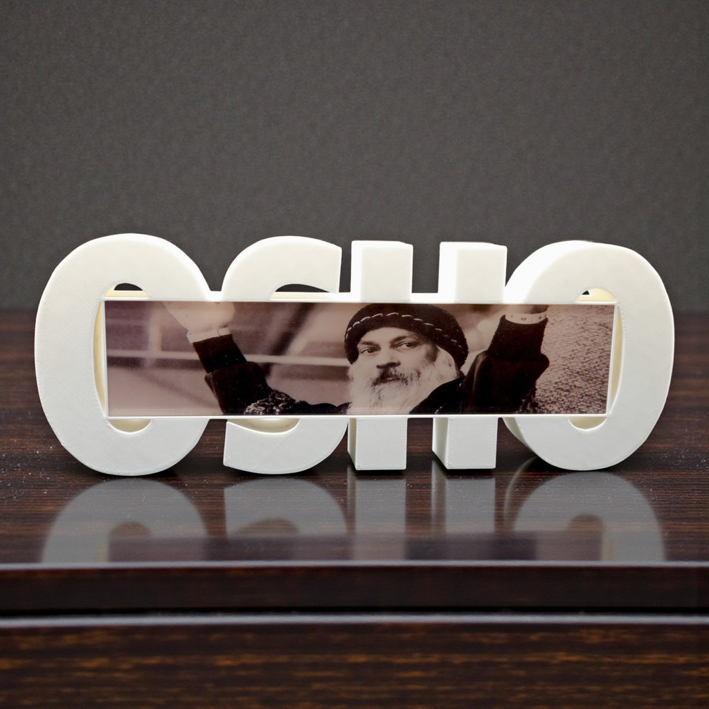 Osho Inspired Tabletop Display – Minimalist  Spiritual Desk And Home Decor