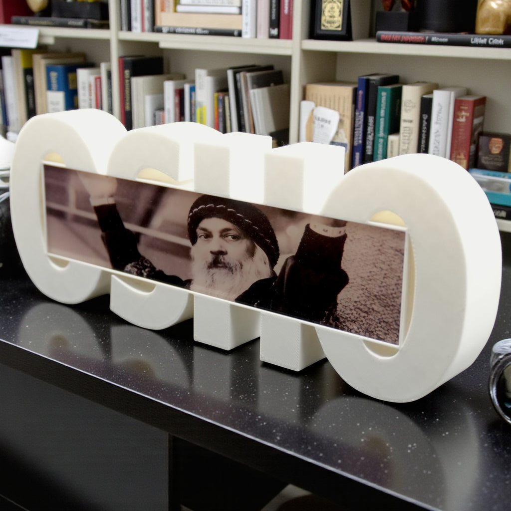 Osho Inspired Tabletop Display – Minimalist  Spiritual Desk And Home Decor