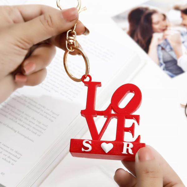 Love Personalized 3D Keychain