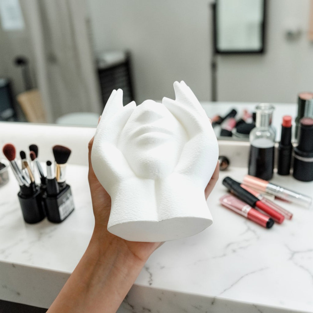 Artistic Face Pen Holder – Aesthetic  Desk Organizer | Creative Brush & Stationery Stand
