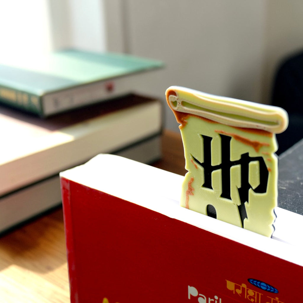Magic Theme Funky P02 Bookmark, Plastic Bookmark, Owl & Footprint