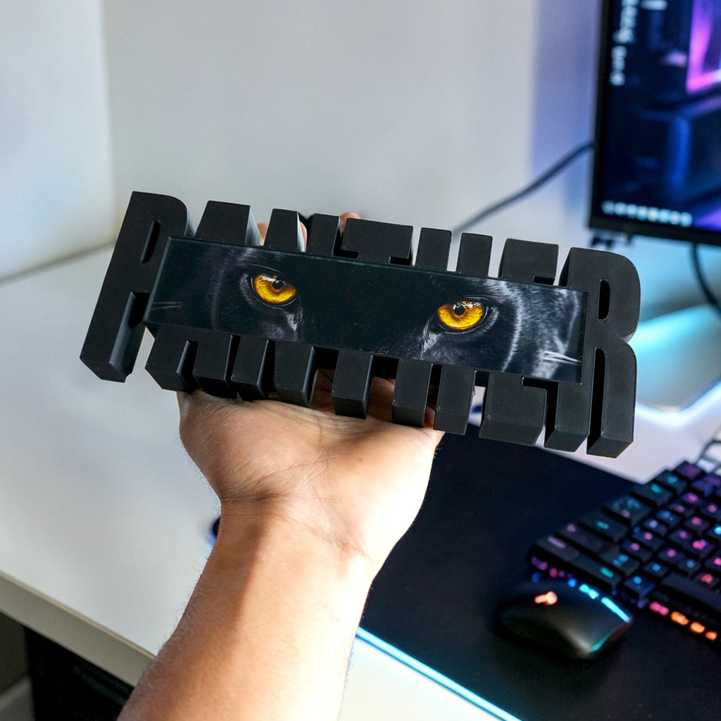 Panther Eyes Tabletop  Wild Predator Desk And Home Decor And Collectibles