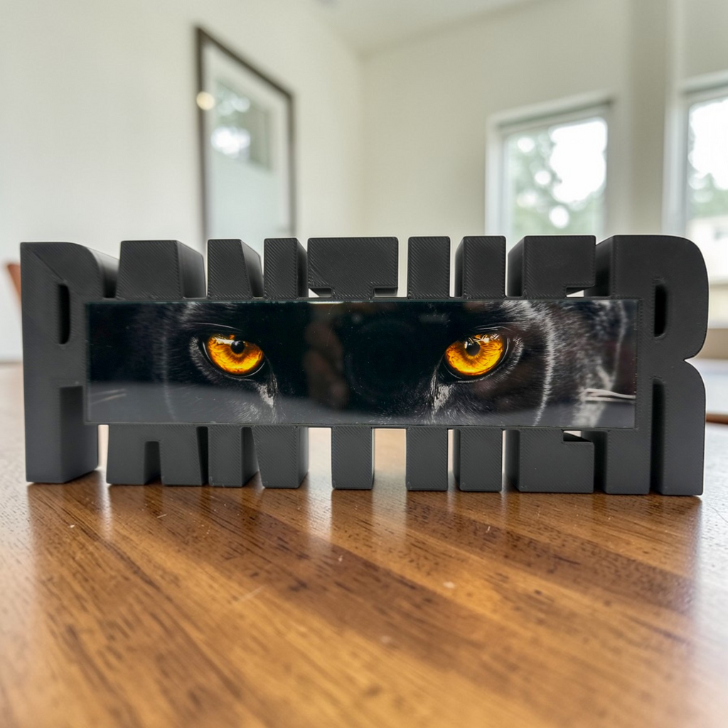 Panther Eyes Tabletop  Wild Predator Desk And Home Decor And Collectibles