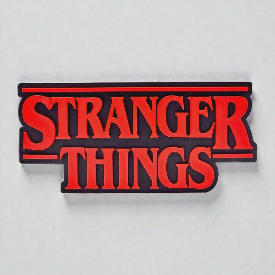 STRANGER THINGS WALL HANGING TABLETOP, PLASTIC 3D WALL HANGING