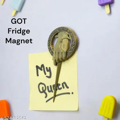 3D GAME OF THRONE'S THEME KING'S HAND FRIDGE MAGNET AND TO DO LIST HOLDER