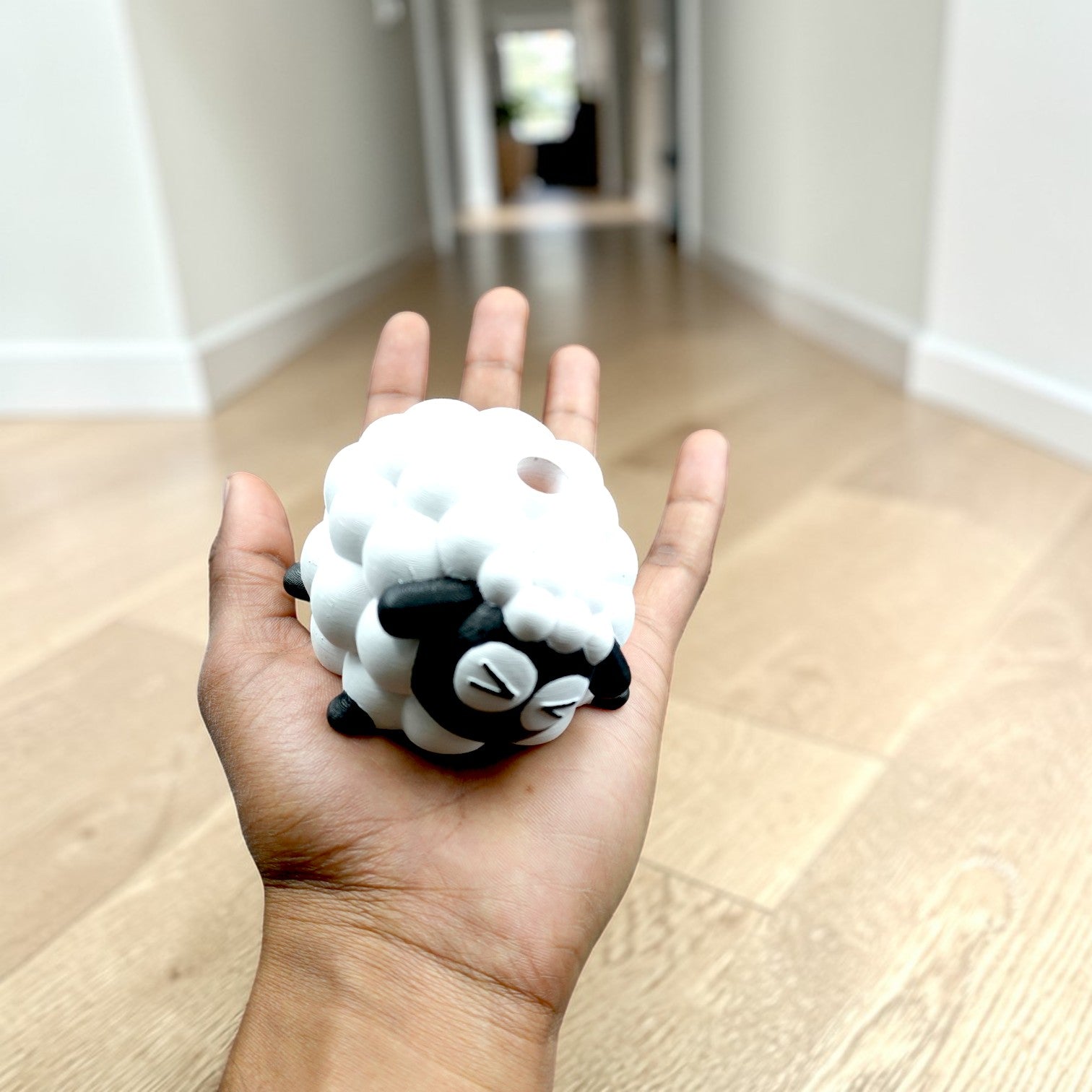 Cute Sleeping Sheep Pen Holder – Kawaii Desk Organizer | Mini Animal Pen Stand