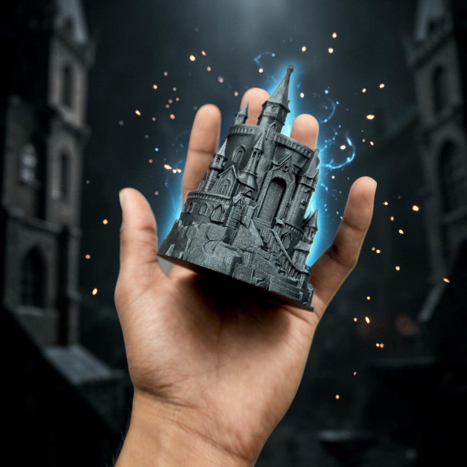 Harry Potter Inspired Wizard Castle Pen Holder | Magical Study Desk Decor | Unique Organizer