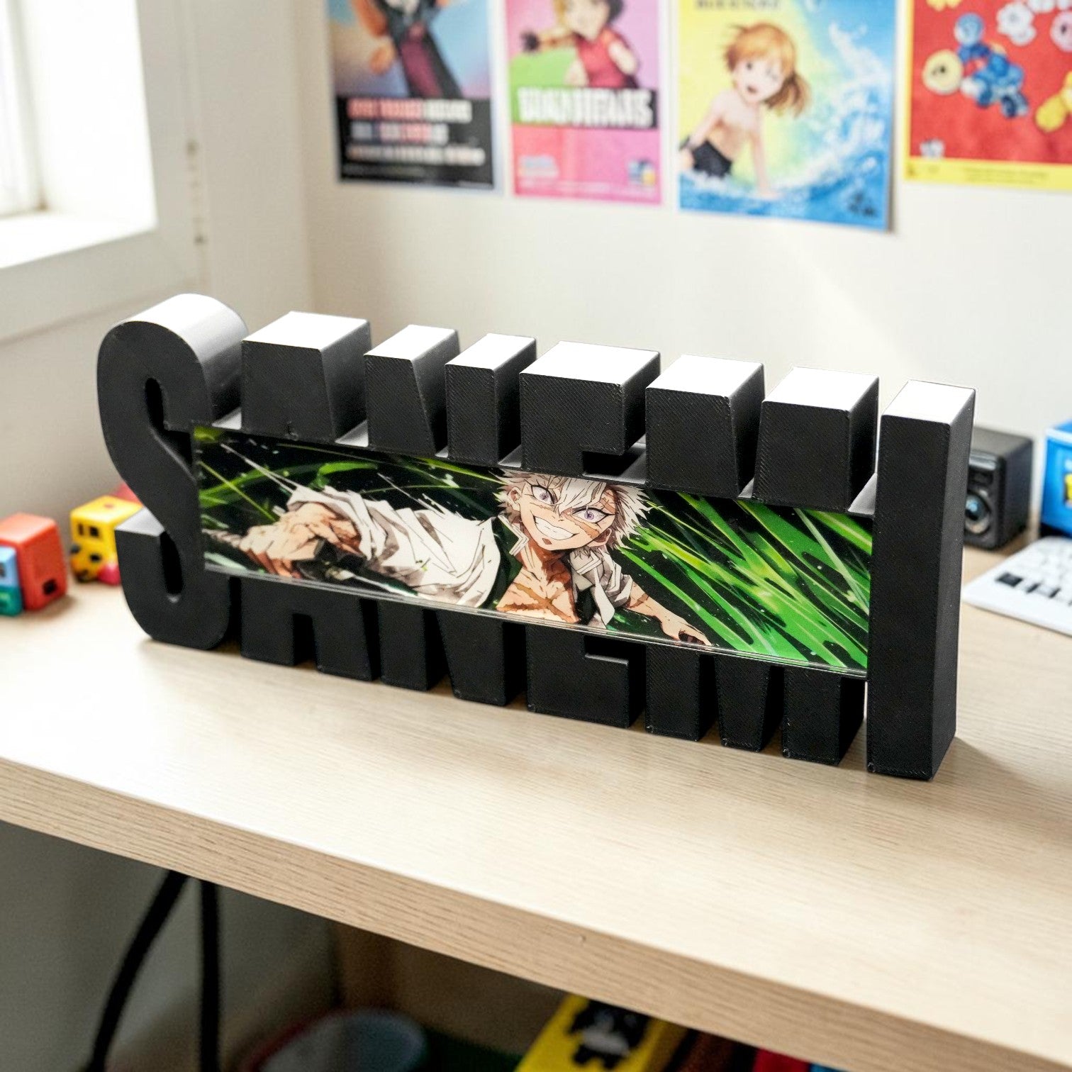 SANEMI ANIME TABLE TOP DEMON SLAYER DESK AND HOME DECOR AND COLLECTIBLES