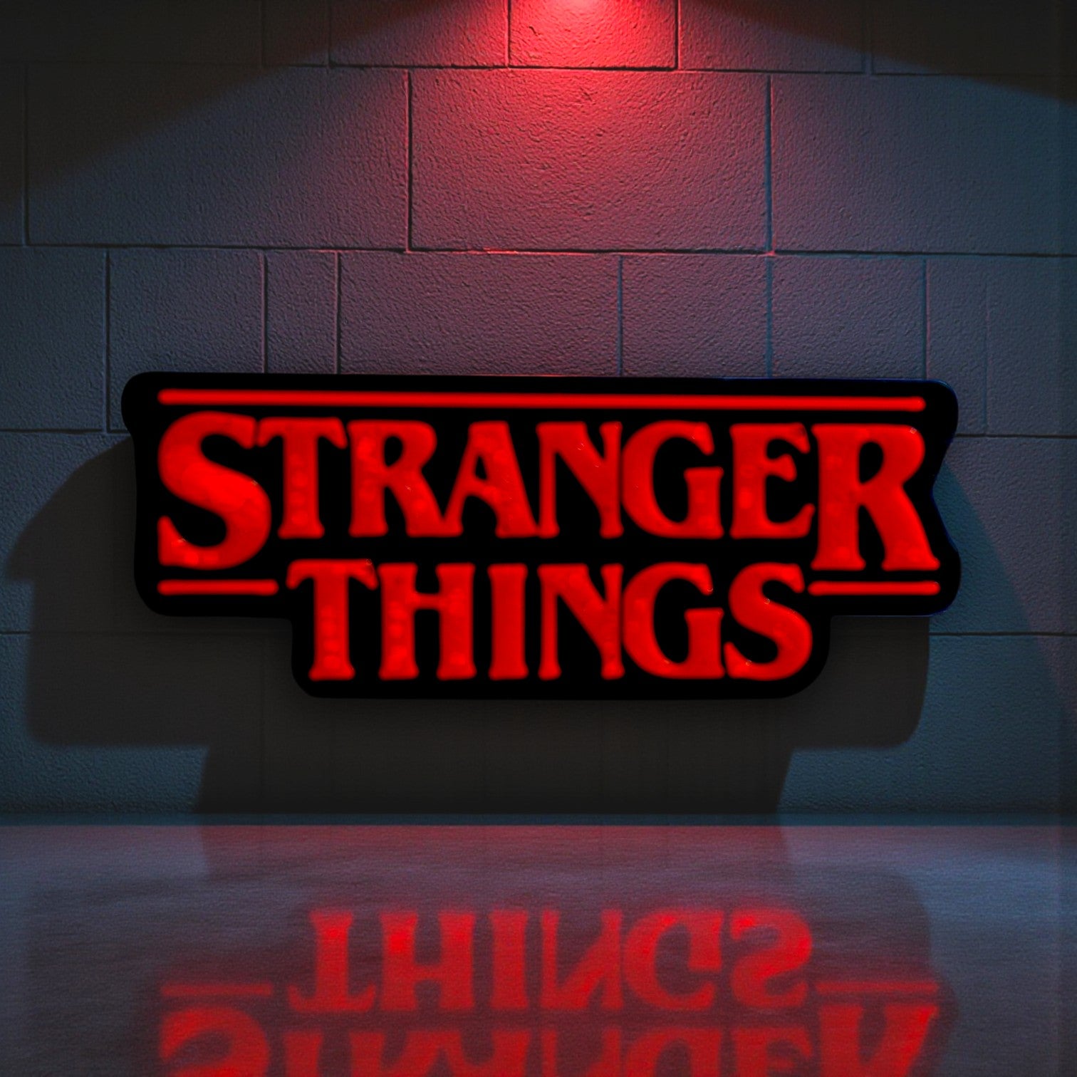STRANGER THINGS LOGO FRIDGE MAGNET, HOME DECOR AND COLLECTIBLES